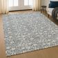 Dalyn Rug Company Soft Essentials Floral Gray 5" x 7"6" Indoor/Outdoor Area Rug, , large