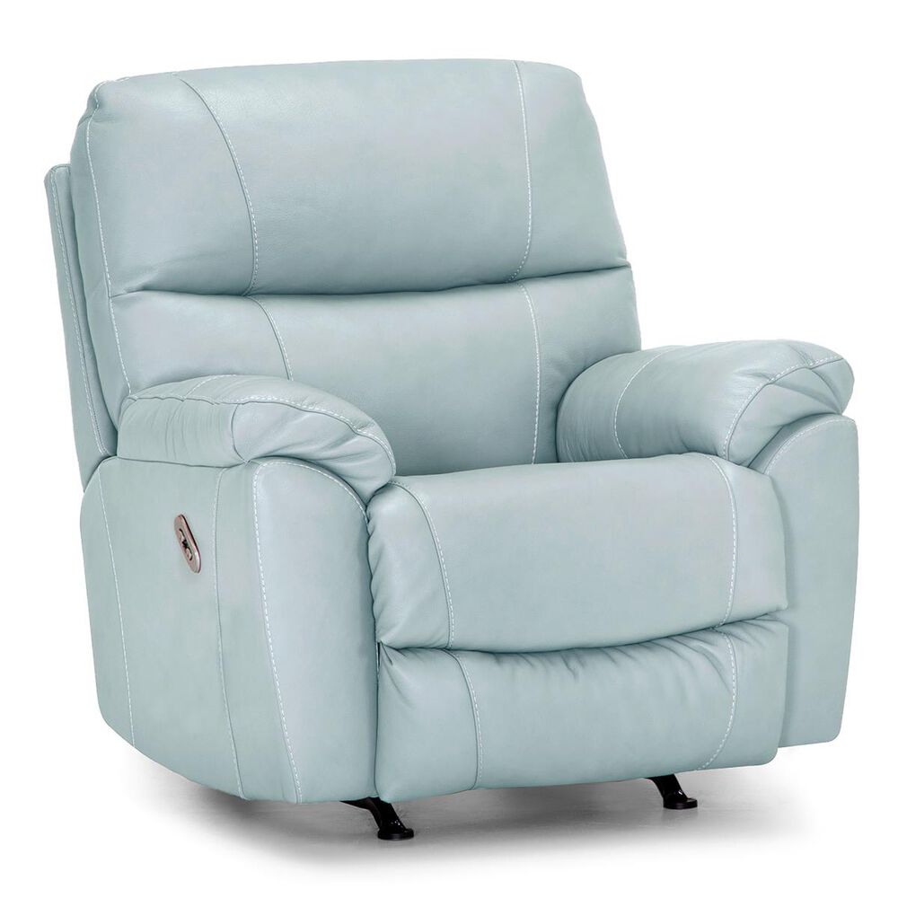 Moore Furniture Cabot Power Rocker Recliner with Integrated USB Port in Bison Aqua, , large