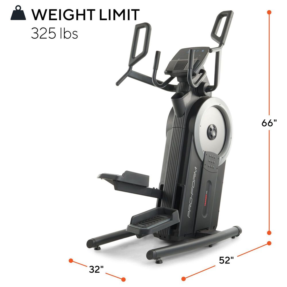 ProForm Trainer HL; Elliptical for Low-Impact Cardio Workouts with 7" Display, , large