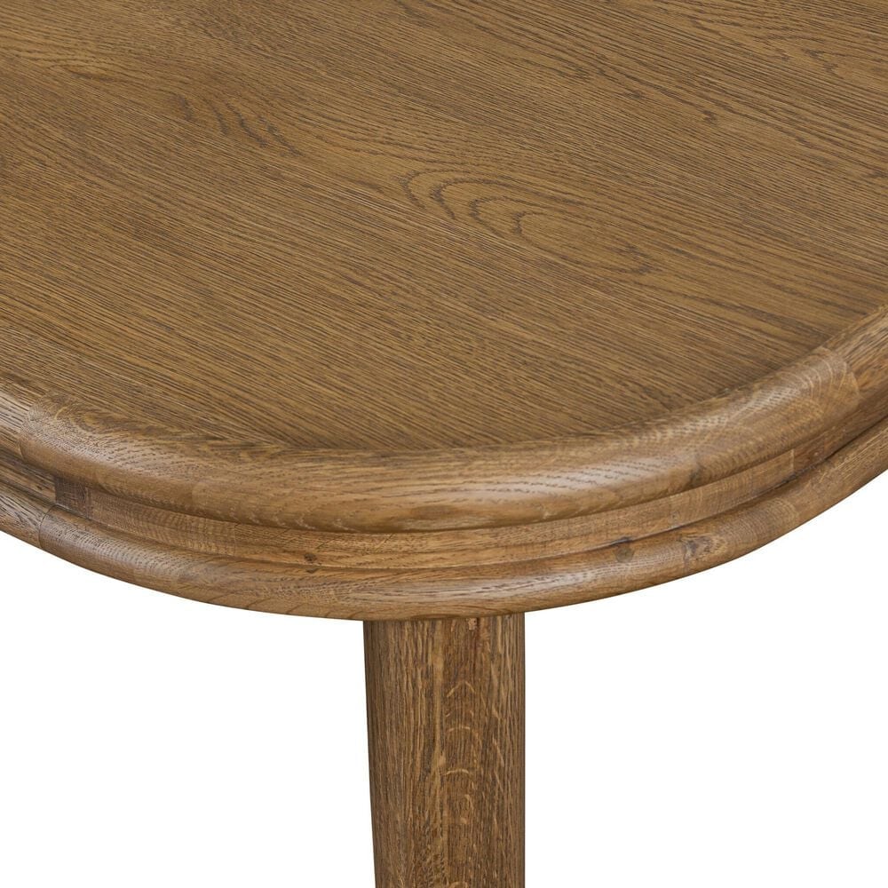 Four Hands Florent Extension Dining Table in Amber - Table Only, , large