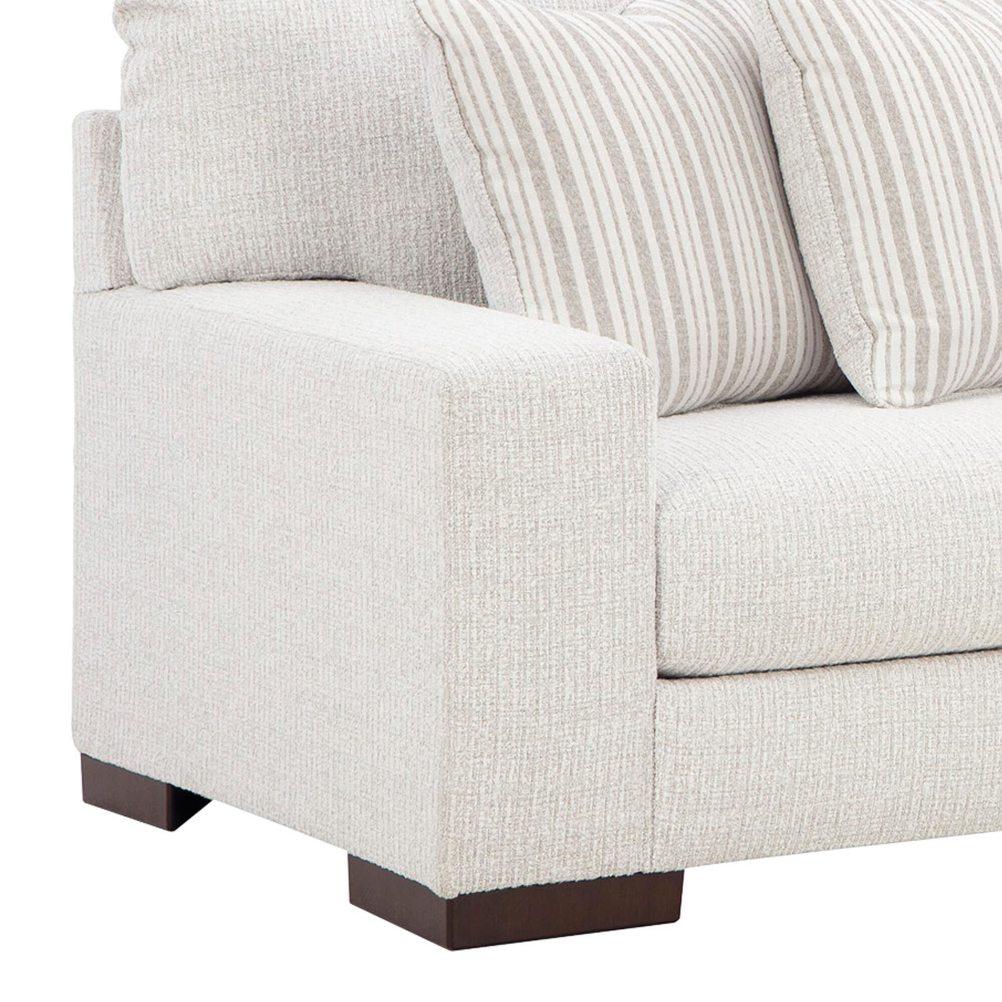 Ashley Hartside Stationary Sofa in Frosted with Next-Gen Nuvella