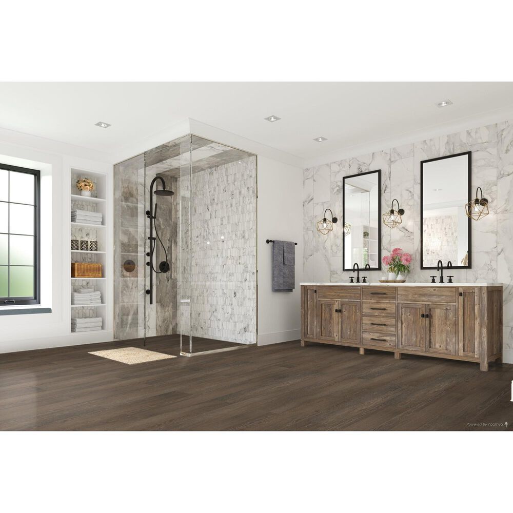Dal-Tile Emerson Wood Hickory Pecan EP058481PK 8&quot; x 48&quot; Porcelain Tile, , large