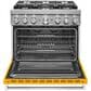 KitchenAid 5.1 Cu. Ft. Freestanding Dual Fuel Range with True Convection in Yellow Pepper, , large