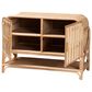 Baxton Studio Gitano 2-Door Rattan Storage Cabinet in Natural, , large