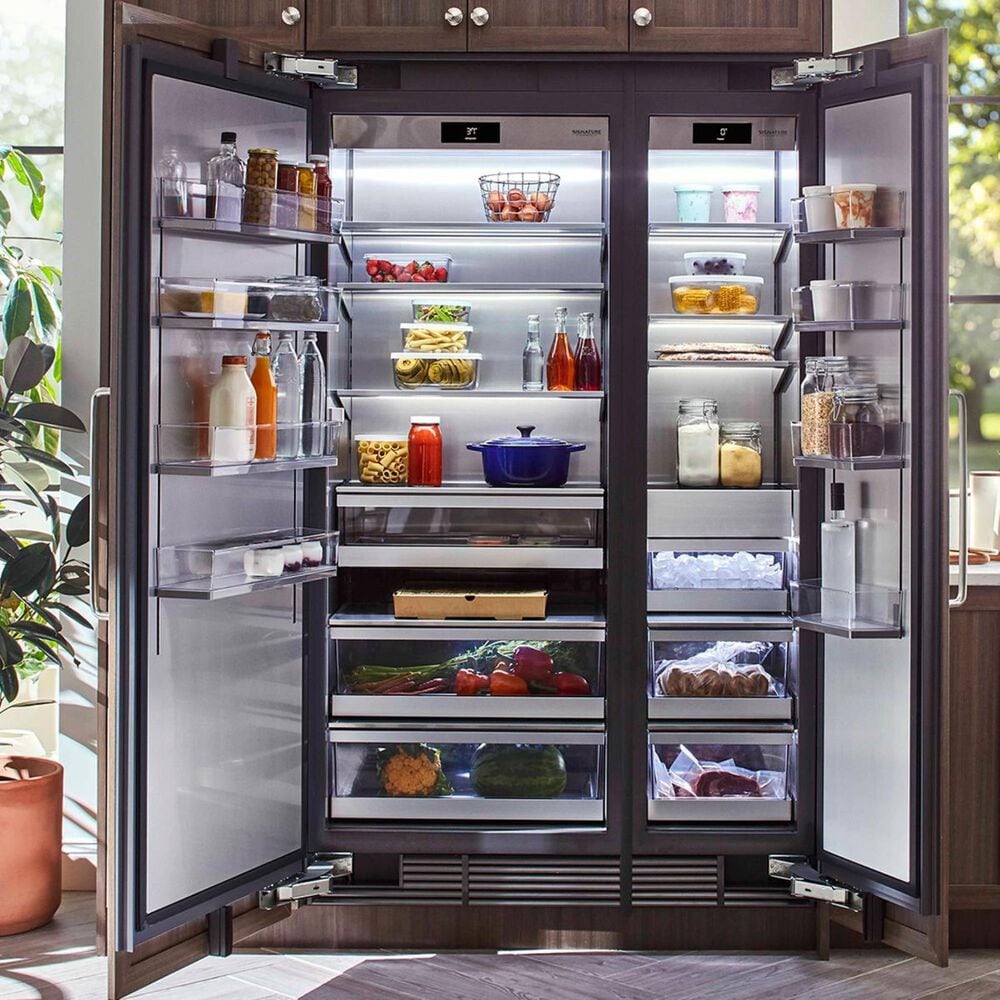 Signature Kitchen Suite 30" Integrated Column Freezer Left Hinge - Panel Sold Separately, , large