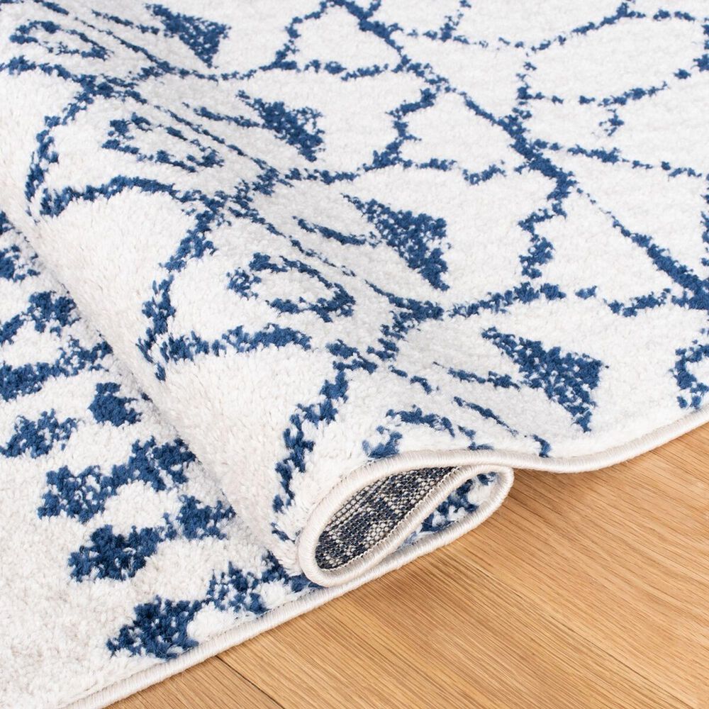 Safavieh Tulum  10&#39; x 14&#39; Ivory and Navy Area Rug, , large