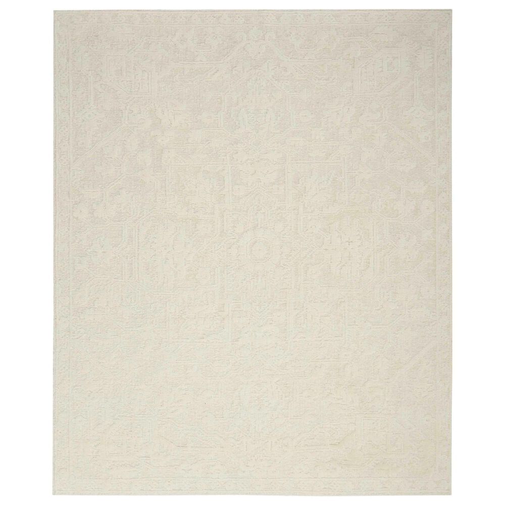 Nourison Blanco BLO01 9"9" x 13"9" Ivory Area Rug, , large