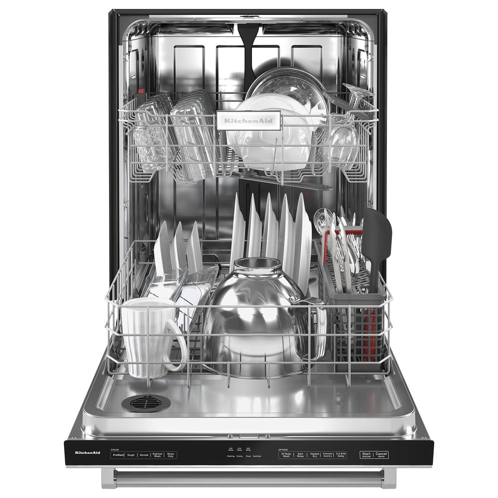 KitchenAid 24&quot; Fully-Integrated Built-In Dishwasher with 30 Total Wash Jets in PrintShield Stainless Steel, , large