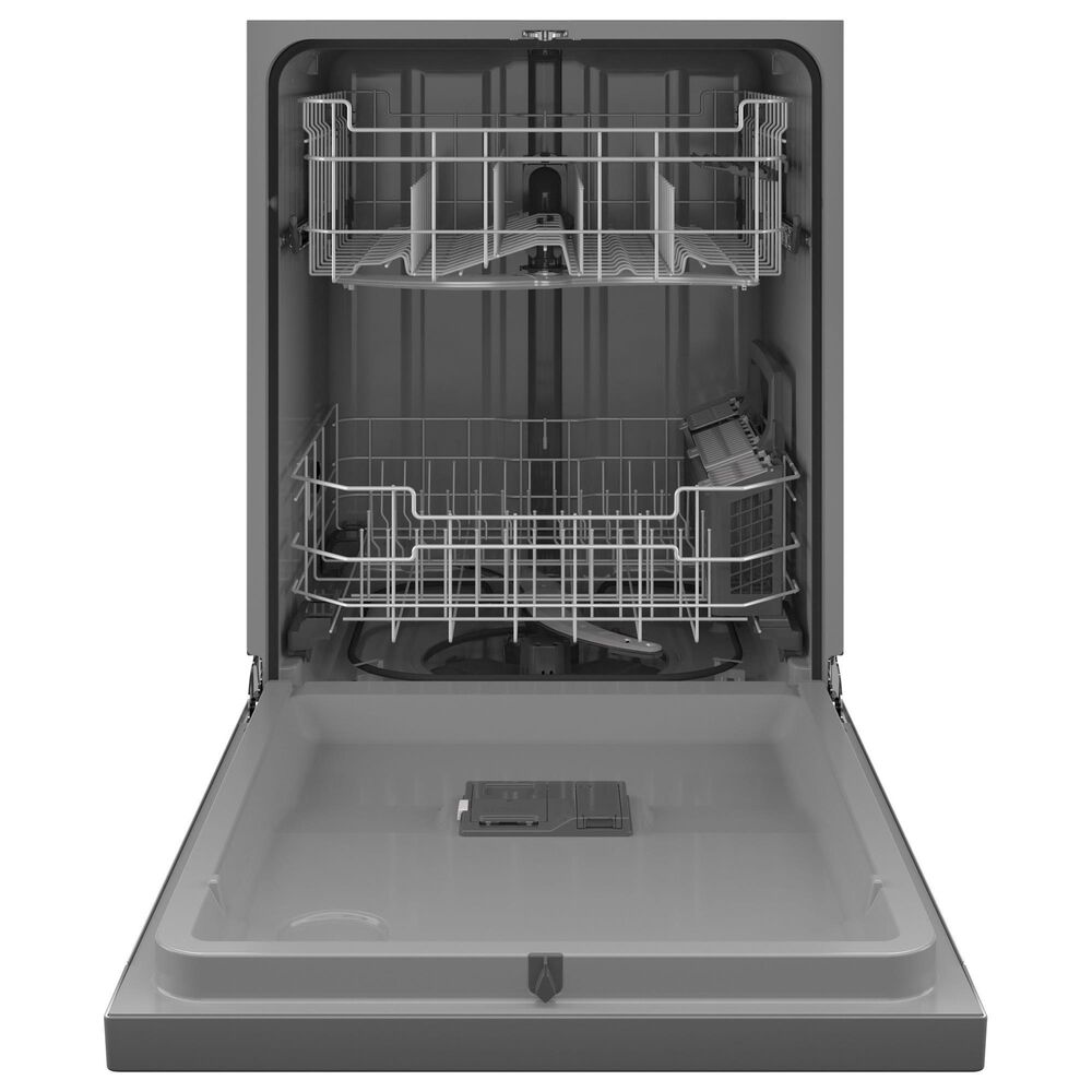 GE Appliances 24&quot; Built-In Integrated Handle Dishwasher with Front Control and 52 dBA in Stainless Steel, , large