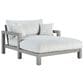 Ashley Moonlight View Outdoor Chaise Lounge in Gray, , large