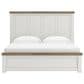 Ashley Savonport King Storage Panel Bed in White and Brown, , large