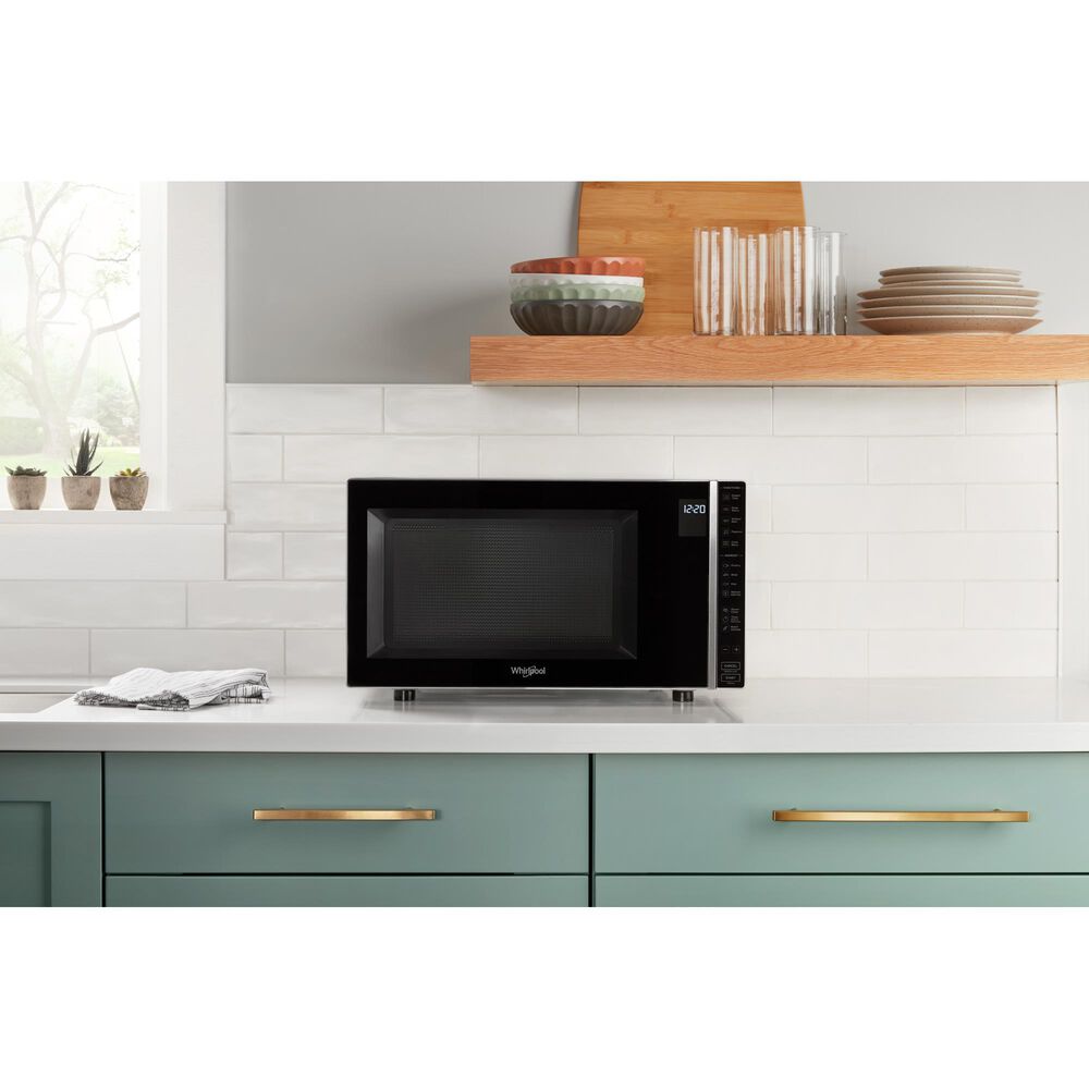 Whirlpool 1.1 Cu. Ft. Countertop Microwave in Silver, , large