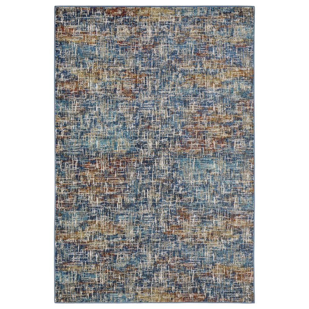 Oriental Weavers Venice Latina 7"10" x 10" Blue and Multicolor Area Rug, , large