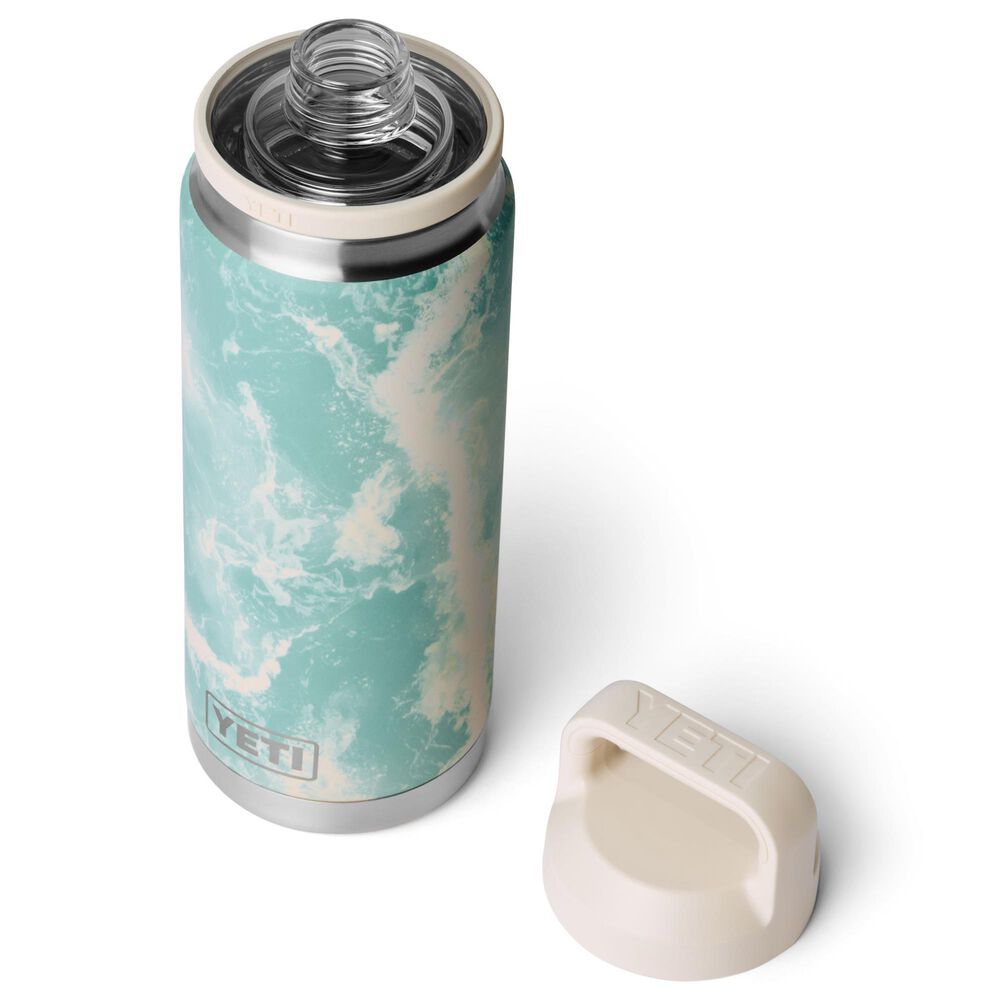 YETI Rambler 26 Oz Water Bottle with Color-Matched Chung Cap in Sea View, , large