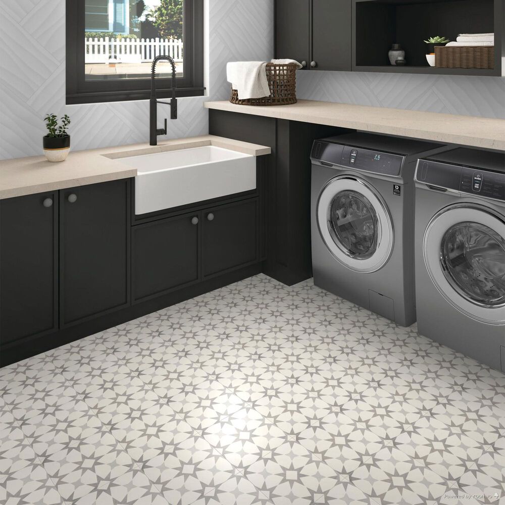 Dal-Tile Memoir Cosmo Grey ME28SQ1212MTJJ1 12&quot; x 12&quot; Ceramic Tile, , large
