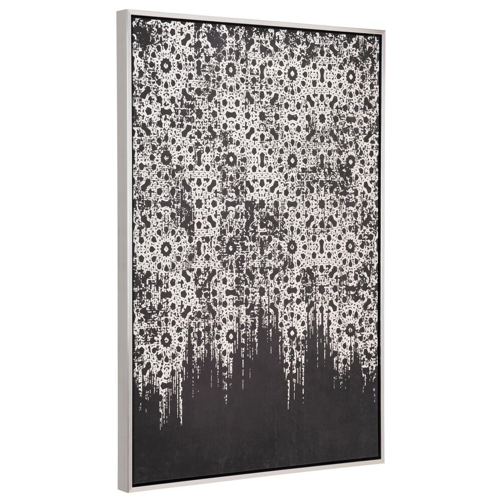 Zuo Modern Industry Canvas Wall Art in Silver and Black, , large