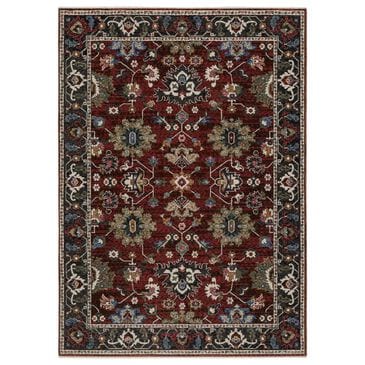 Oriental Weavers Hastings HA03V 2"3" x 7"6" Red Runner, , large