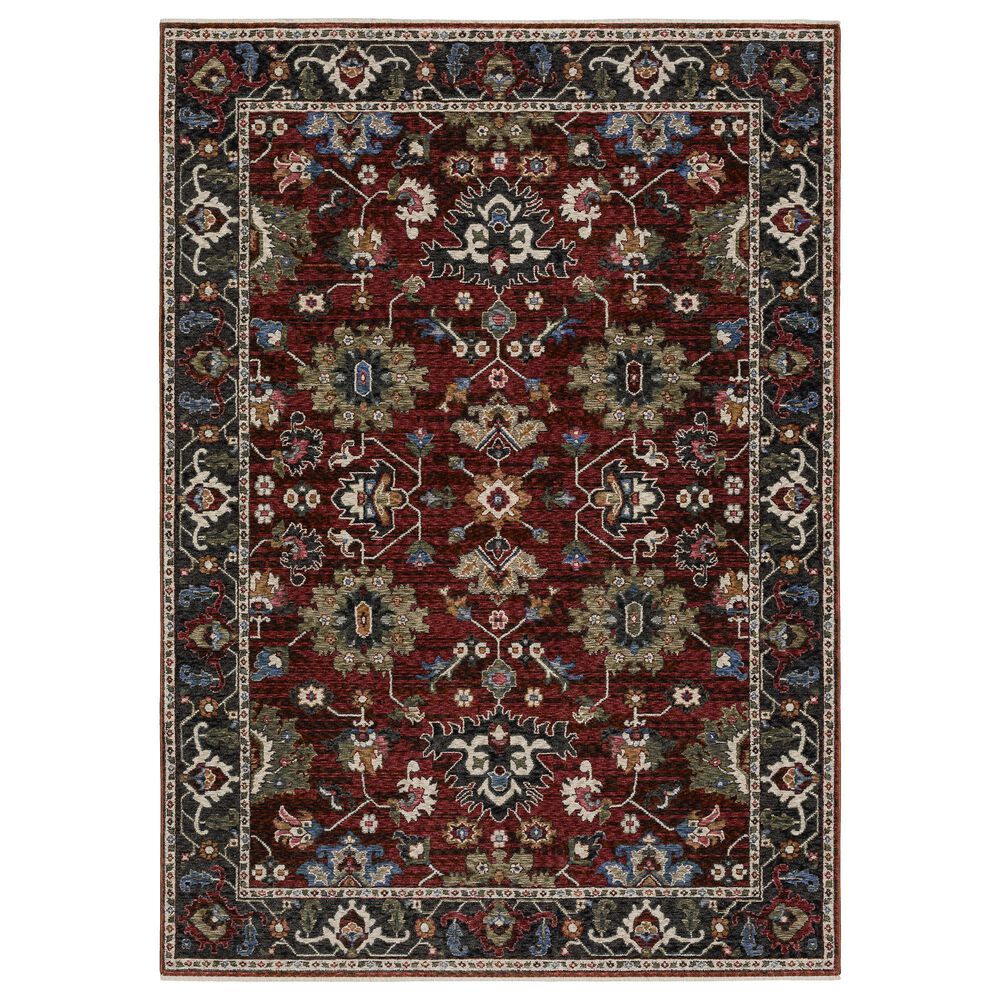 Oriental Weavers Hastings HA03V 2"3" x 7"6" Red Runner, , large