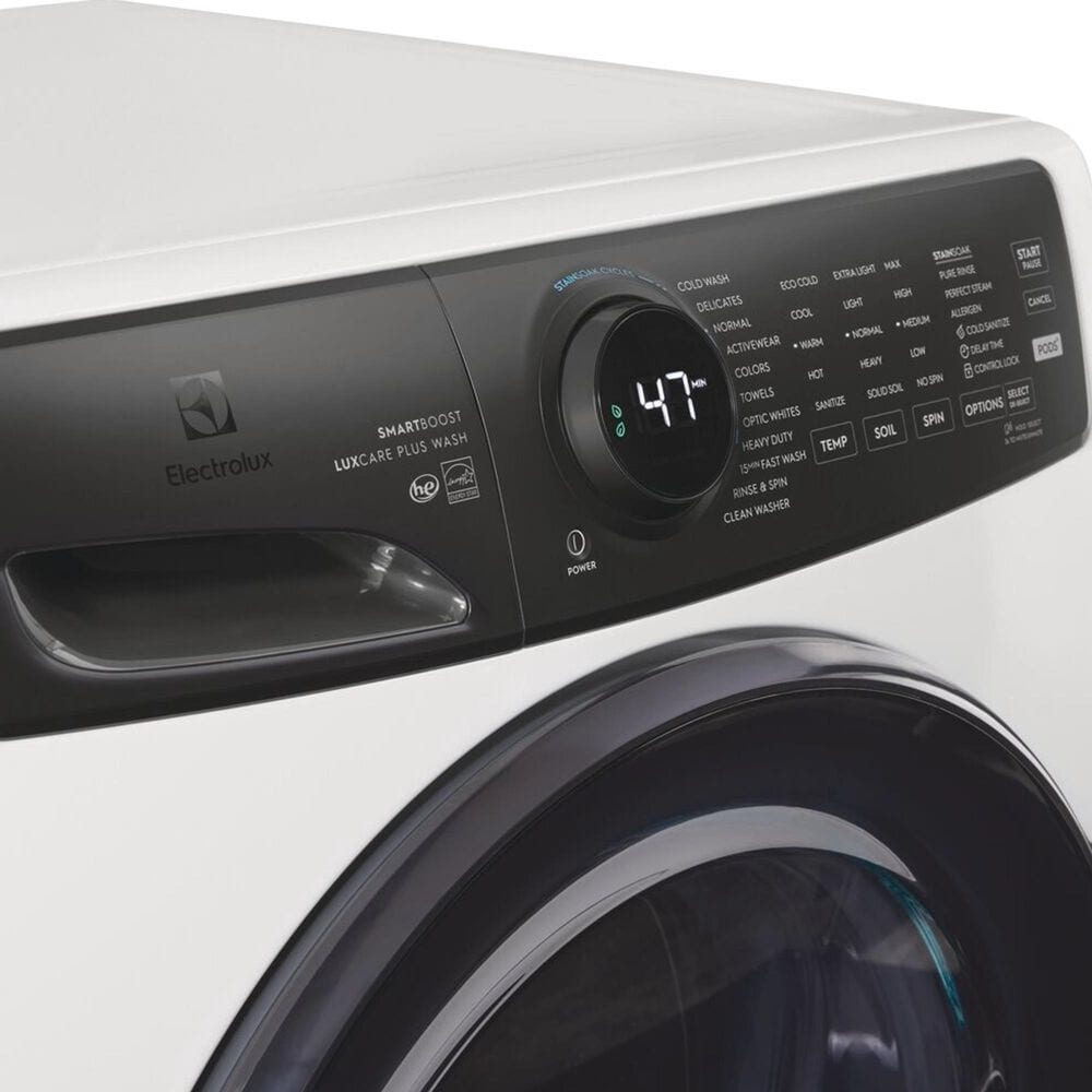 Electrolux 4.5 Cu. Ft. Front Load Washer and 8.0 Cu. Ft. Electric Dryer in Matte White, , large