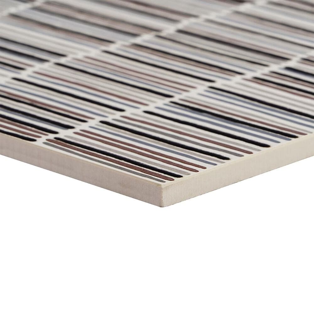 Soho Studio Shangai White 12" x 24" Porcelain Tile, , large