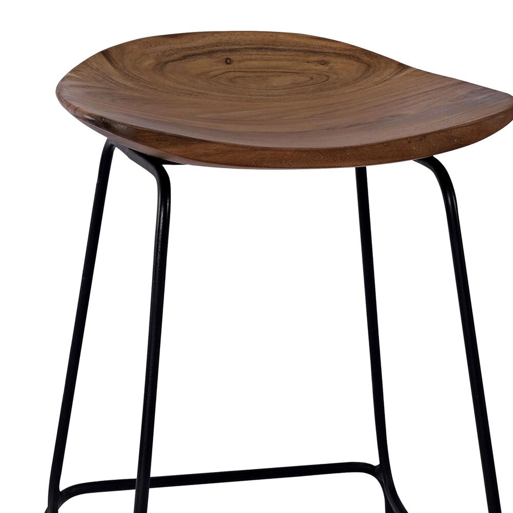 Waltham Nature&#39;s Edge Backless Counter Height Stool in Light Chestnut, , large