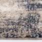 Central Oriental Tulsa Brunsville 5" x 7"3" White Sand and Blue Navy Area Rug, , large