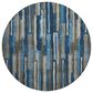 Dalyn Rug Company Brisbane Geometric 8" Round Navy Area Rug, , large