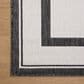Loloi Easton Onyx and Ivory 4" x 6" Indoor/Outdoor Area Rug, , large