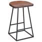 Porter Design Clement 24" Sheesham Counter Stool in Gray and Black, , large