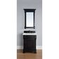 James Martin Vanities Brookfield 26" Single Bathroom Vanity in Antique Black with 3 cm Eternal Jasmine Pearl Quartz Top and Rectangle Sink, , large