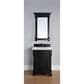 James Martin Vanities Brookfield 26" Single Bathroom Vanity in Antique Black with 3 cm Eternal Jasmine Pearl Quartz Top and Rectangle Sink, , large