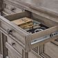 Millenium Blairhurst 3-Piece Queen Bedroom Set in Light Grayish Brown with Lights and USB Ports, , large