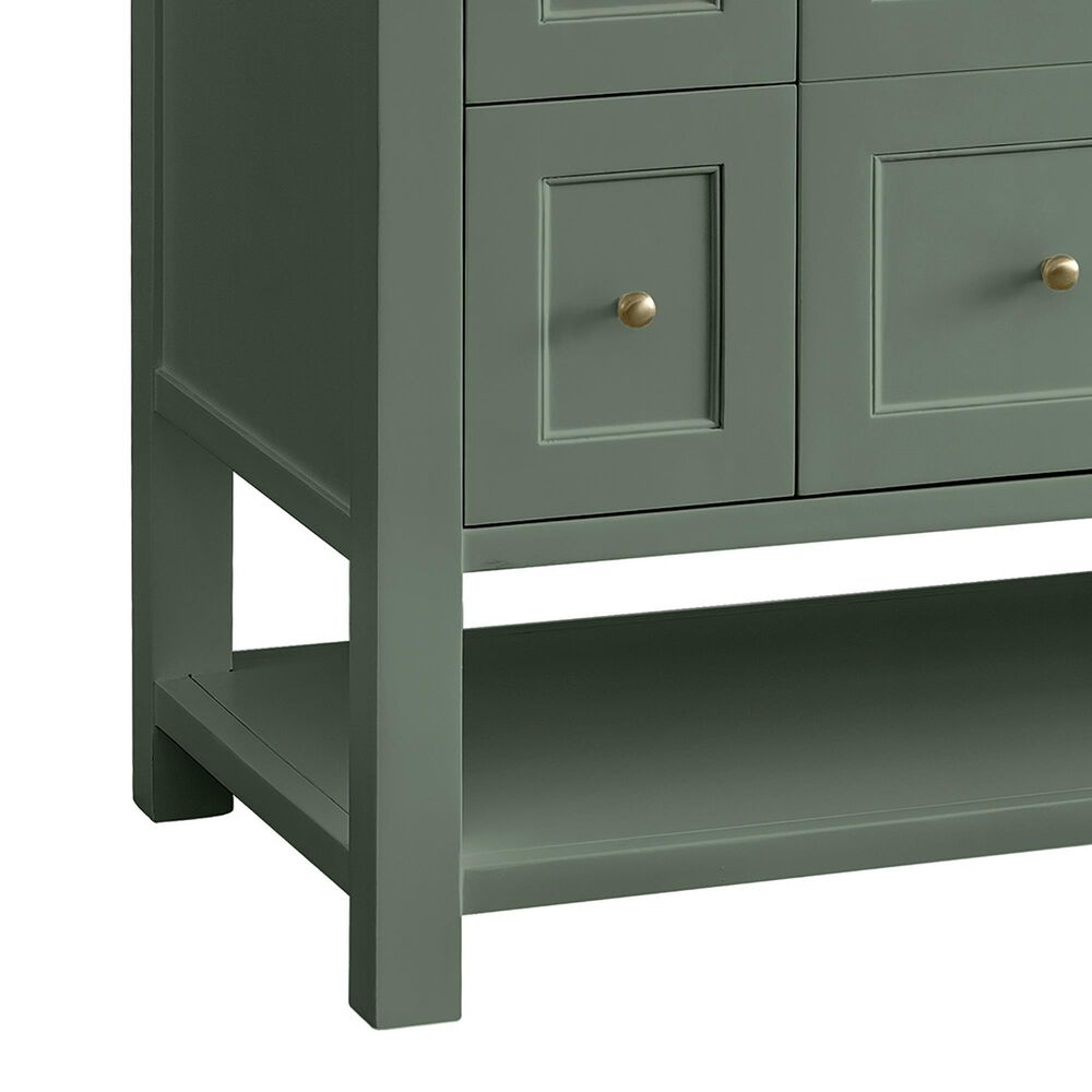 James Martin Vanities Breckenridge 72" Double Bathroom Vanity in Smokey Celadon with 3 cm Eternal Jasmine Pearl Silestone Top, Rectangular Sinks and FreePower Wireless Charger, , large