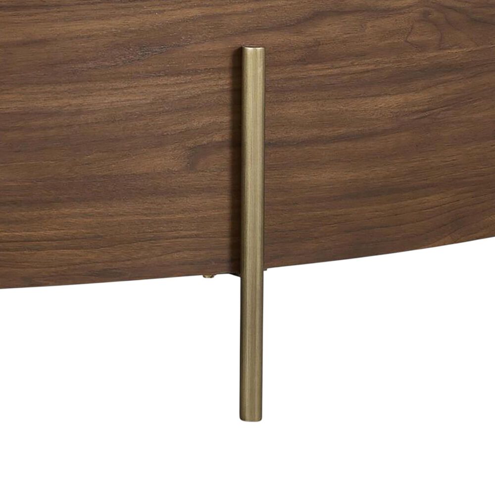 Bernhardt Morrison Cocktail Table in Walnut Brown and Nidda, , large