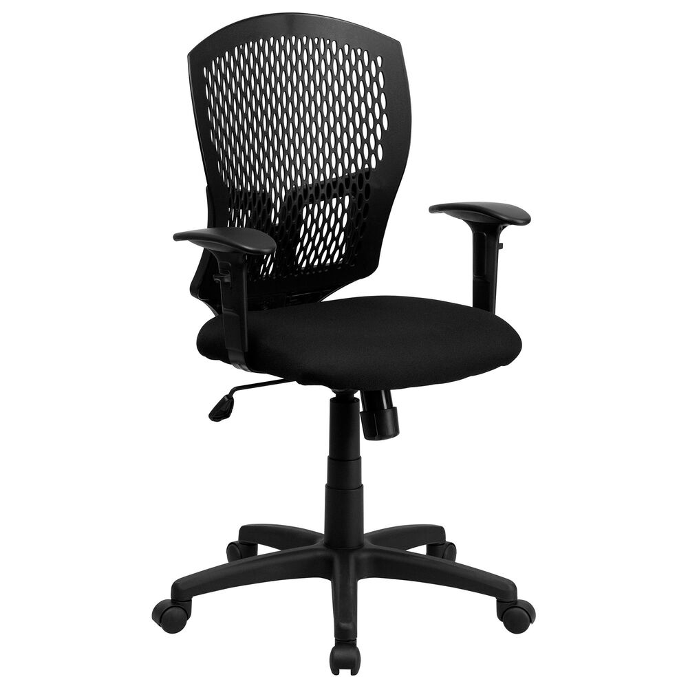 Flash Furniture Swivel Task Chair in Black, , large