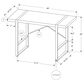 Monarch Specialties U-Shaped Computer Desk in Grey and Black, , large