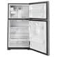 GE Appliances 19.2 Cu. Ft. Top Freezer Refrigerator in Stainless Steel, , large