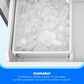 Midea 23 Cu. Ft. Counter-Depth Bottom-Freezer Refrigerator in Stainless Steel, , large