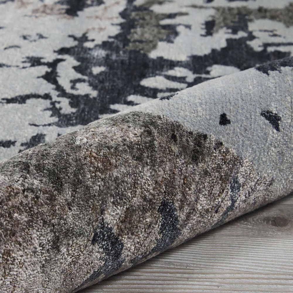 Nourison Silk Shadows 9&#39;9&quot; x 13&#39;9&quot; Silver Grey Area Rug, , large
