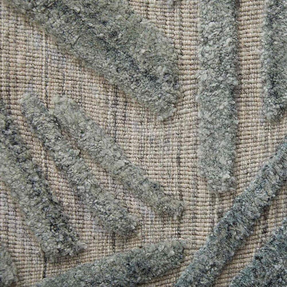 Feizy Elias 2&#39;9&quot; x 10&#39; Green and Gray Runner, , large