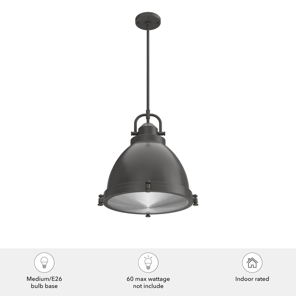 Hunter Bridgemoor 3-Light Pendant in Noble Bronze, , large