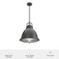 Hunter Bridgemoor 3-Light Pendant in Noble Bronze, , large