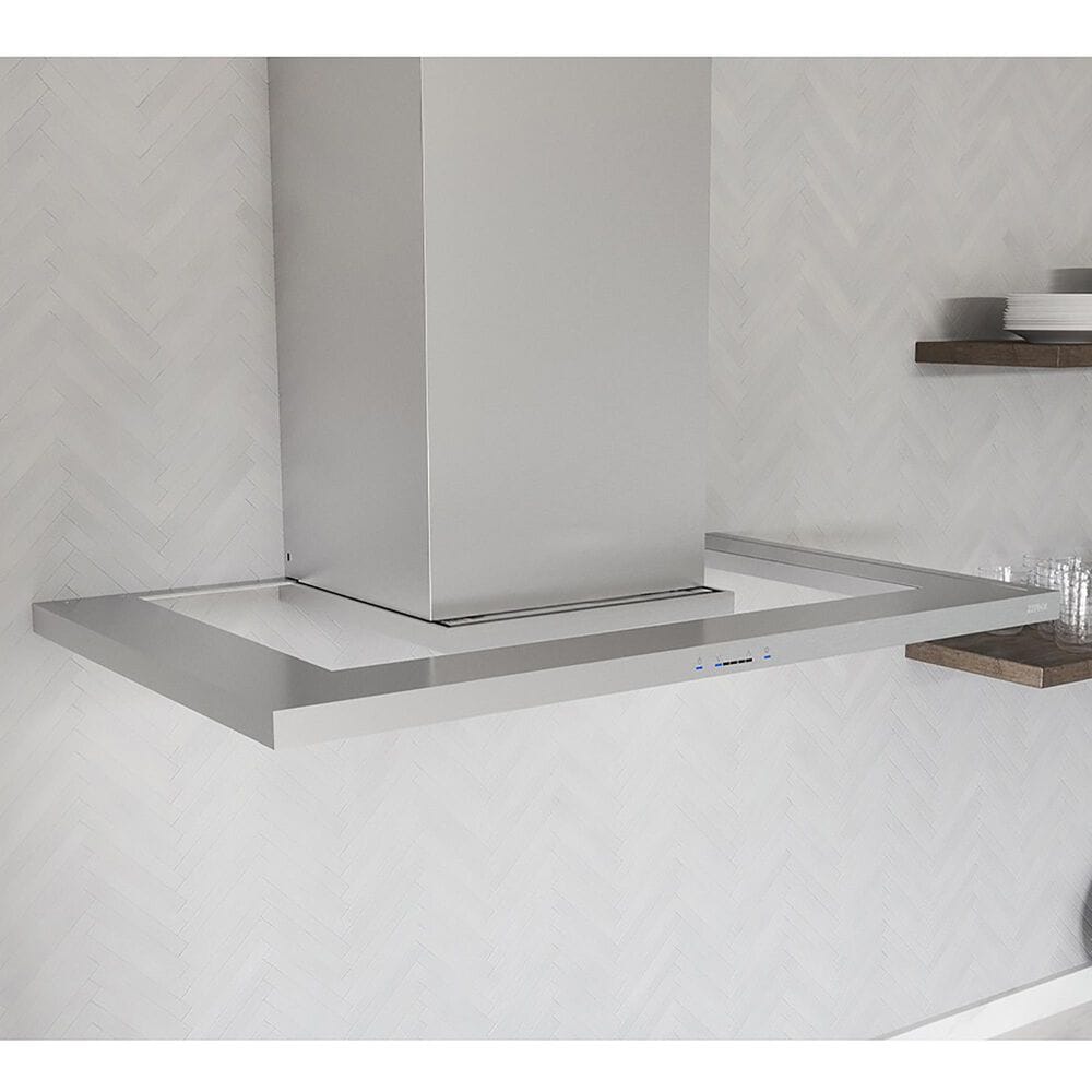 Zephyr Modena 36&quot; Wall Mount Chimney Range Hood in Stainless Steel, , large