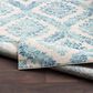 Surya Harput Navy, Ivory, Medium Gray and Teal 5"3" x 7"3" Area Rug, , large