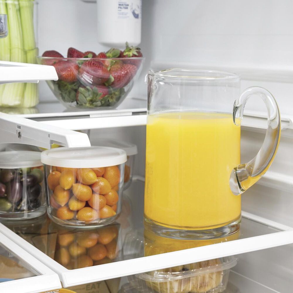 GE Appliances 24.8 Cu. Ft. French Door Refrigerator with Internal Water Dispenser in White, , large