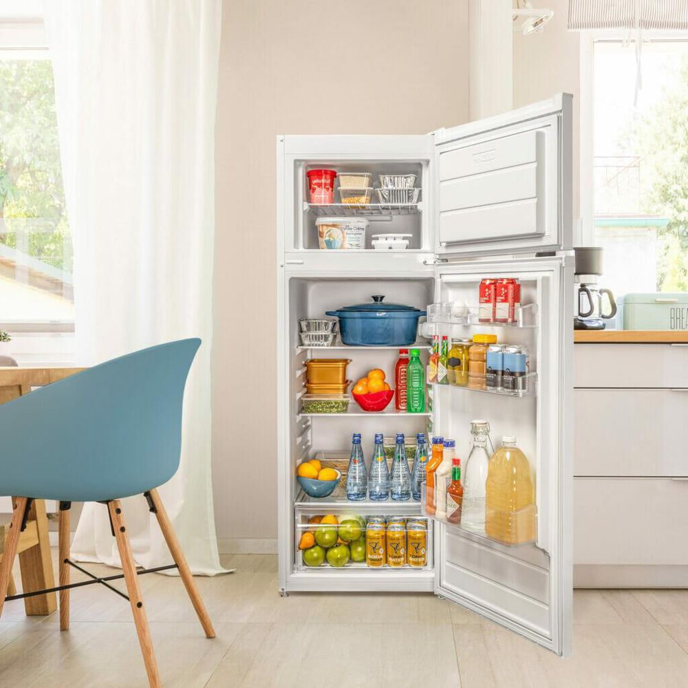 Danby 7.4 Cu. Ft. Freestanding Top Freezer Refrigerator in White, , large