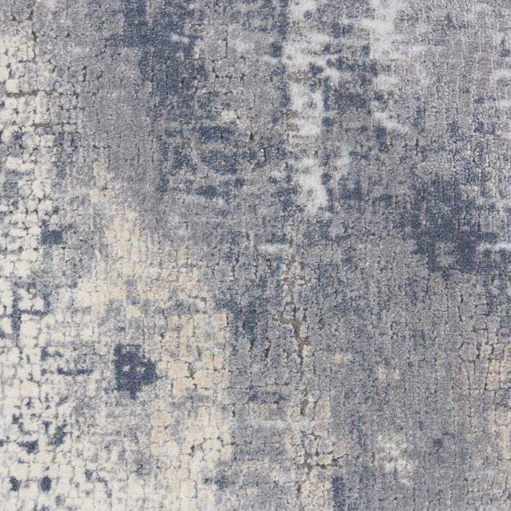 Nourison Rustic Textures RUS06 5&#39;3&quot; x 7&#39;3&quot; Grey and Beige Area Rug, , large