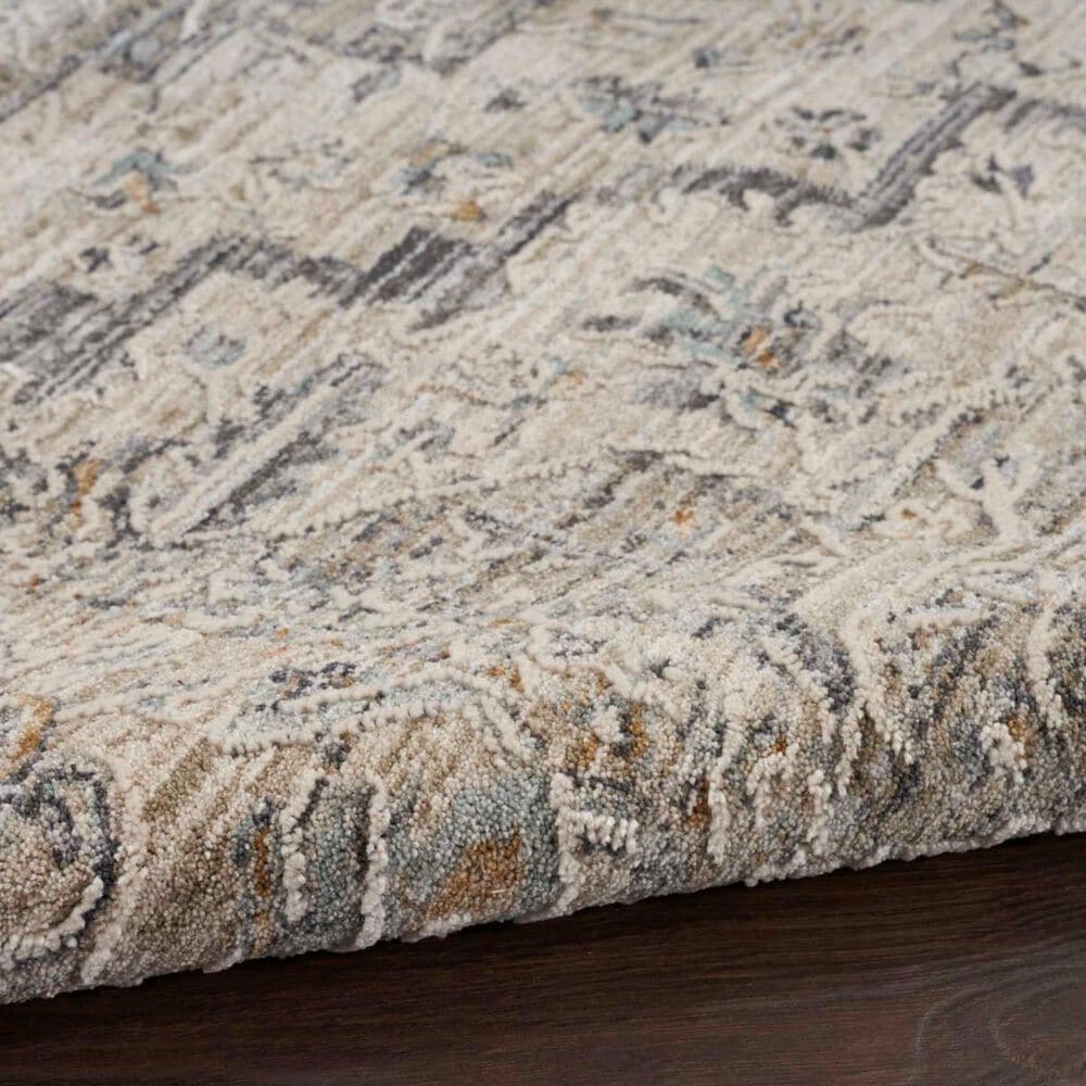 Nourison Lynx LNX04 2&#39;3&quot; x 8&#39; Ivory and Taupe Runner, , large