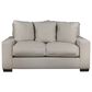 Michael Nicholas Designs Troy Stationary Loveseat in Page Pearl, , large