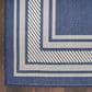 Nourison Horizon HOZ03 Navy 8" x 10" Indoor/Outdoor Area Rug, , large
